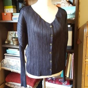 Issey Miyake | Jackets & Coats | Pleats Please Issey Miyake Top ...